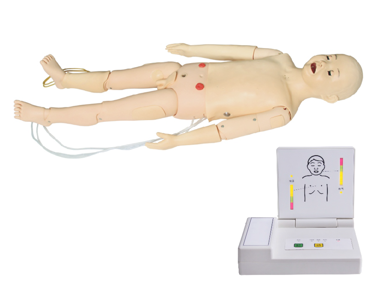 高級多功能兒童綜合急救訓(xùn)練模擬人（ACLS高級生命支持、嵌入式系統(tǒng)）